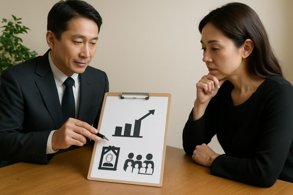 葬儀の形式と規模を決める